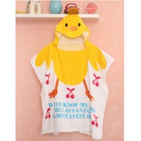 幼兒動物造型大毛巾 (小鴨仔)